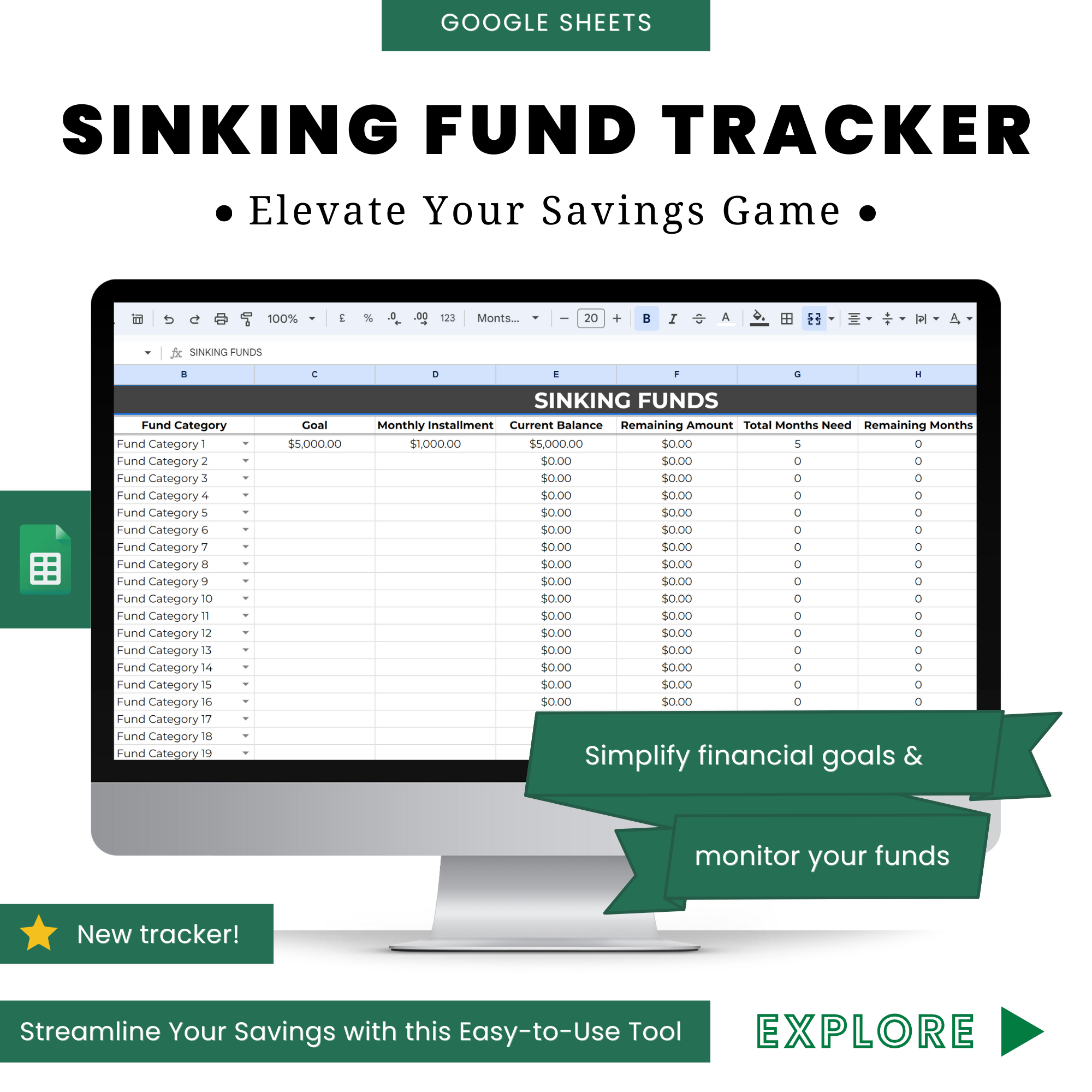FundGuard: Sinking Fund Calculator