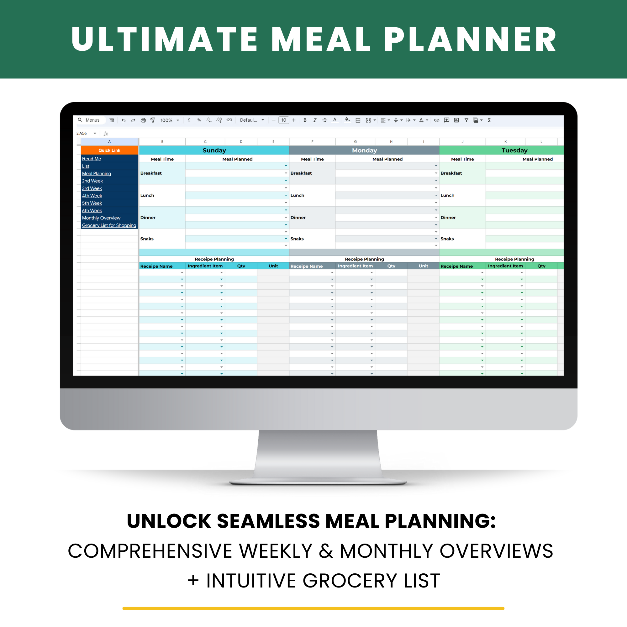 MealCraft: Weekly Meal Planner
