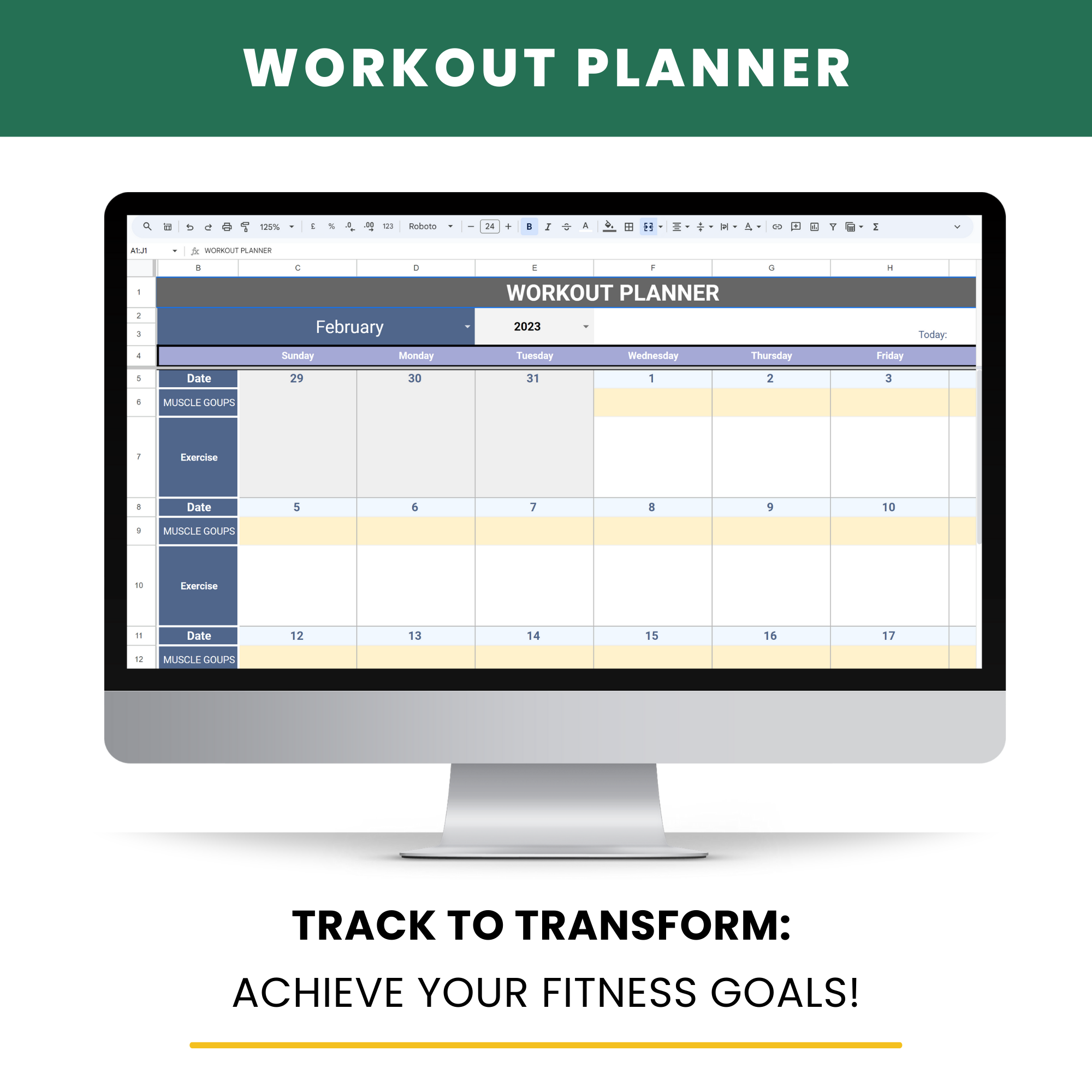 FitTrack: Workout Planning Suite