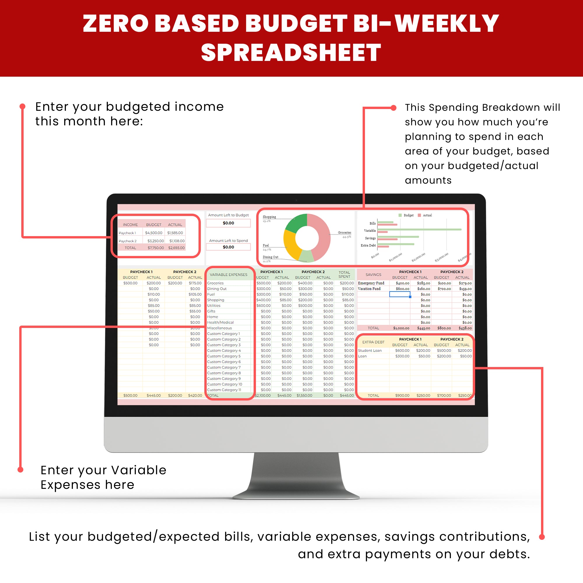 BiWeekBalance: Zero-Based Budget Bi-Weekly